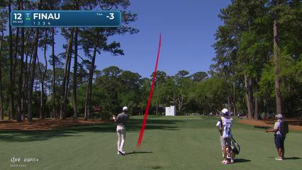Tony Finau | Round 3 | 12th hole | Shot 2 | 2025 RBC Heritage