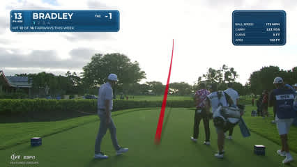 Keegan Bradley | Round 2 | 13th hole | Shot 1 | 2026 Sony Open