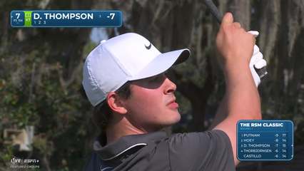Davis Thompson | Round 1 | 7th hole | Shot 1 | 2025 The RSM Classic