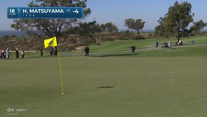 Hideki Matsuyama | Round 2 | 18th hole | Shot 3 | 2025 Farmers