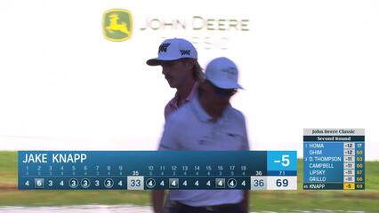 Jake Knapp | Round 2 | 18th hole | Shot 4 | 2025 John Deere