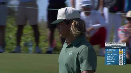 Garrick Higgo | Round 4 | 10th hole | Shot 3 | 2025 World Wide Technology