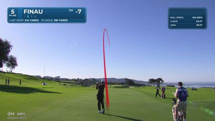 Tony Finau | Round 4 | 5th hole | Shot 2 | 2026 Farmers