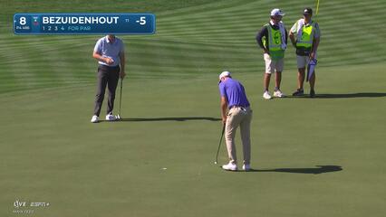Christiaan Bezuidenhout | Round 1 | 8th hole | Shot 4 | 2025 WM Phoenix Open