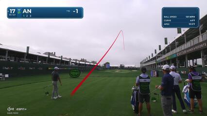 Byeong Hun An | Round 1 | 17th hole | Shot 1 | 2025 THE CJ CUP