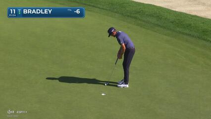 Keegan Bradley | Round 3 | 11th hole | Shot 4 | 2025 Rocket Classic