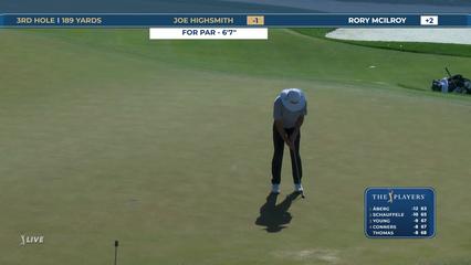 Joe Highsmith | Round 3 | 3rd hole | Shot 4 | 2026 THE PLAYERS