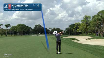 Joe Highsmith | Round 2 | 2nd hole | Shot 2 | 2026 Cognizant Classic