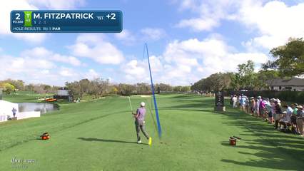 Matt Fitzpatrick | Round 2 | 2nd hole | Shot 1 | 2026 Arnold Palmer