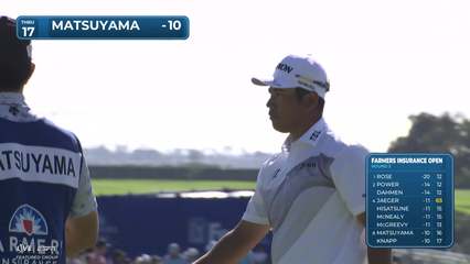 Hideki Matsuyama | Round 3 | 17th hole | Shot 4 | 2026 Farmers