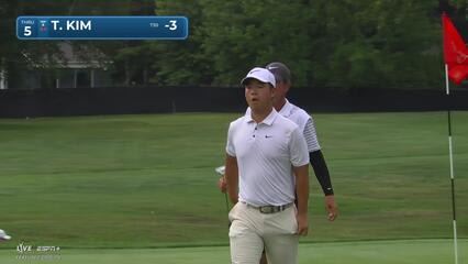 Tom Kim | Round 1 | 5th hole | Shot 3 | 2025 Rocket Classic