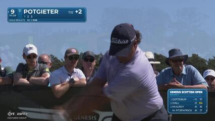 Aldrich Potgieter | Round 2 | 9th hole | Shot 1 | 2025 Genesis Scottish Open