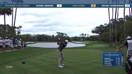 Max Homa | Round 1 | 7th hole | Shot 1 | 2026 THE PLAYERS