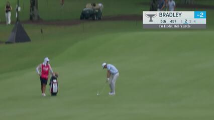 Keegan Bradley | Round 1 | 5th hole | Shot 2 | 2025 TOUR Championship