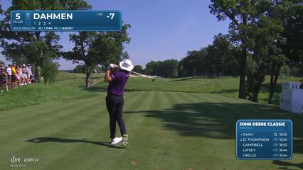 Joel Dahmen | Round 3 | 5th hole | Shot 1 | 2025 John Deere