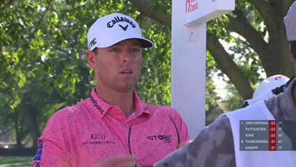 Max Greyserman | Round 4 | 18th hole | Shot 1 | 2025 Rocket Classic