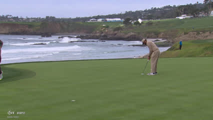 Tony Finau | Round 2 | 10th hole | Shot 4 | 2026 AT&T Pebble Beach