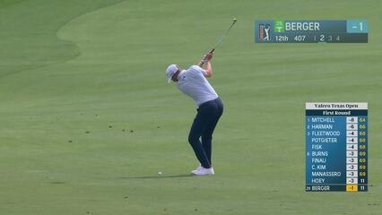 Daniel Berger | Round 1 | 12th hole | Shot 2 | 2025 Valero