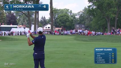 Collin Morikawa | Round 2 | 4th hole | Shot 3 | 2025 Rocket Classic