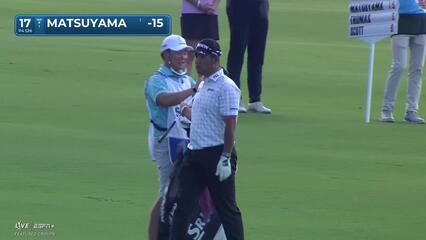 Hideki Matsuyama | Round 2 | 17th hole | Shot 2 | 2025 The Sentry