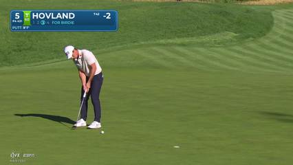 Viktor Hovland | Round 4 | 5th hole | Shot 3 | 2026 The Genesis