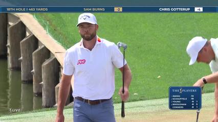 Sam Burns | Round 3 | 18th hole | Shot 3 | 2026 THE PLAYERS