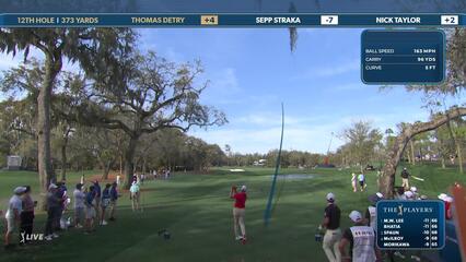 Thomas Detry | Round 2 | 12th hole | Shot 1 | 2025 THE PLAYERS