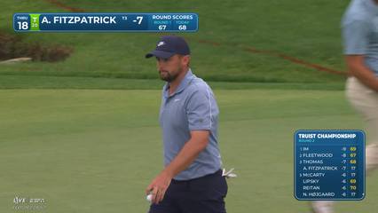 Alex Fitzpatrick | Round 2 | 18th hole | Shot 4 | 2026 Truist Championship