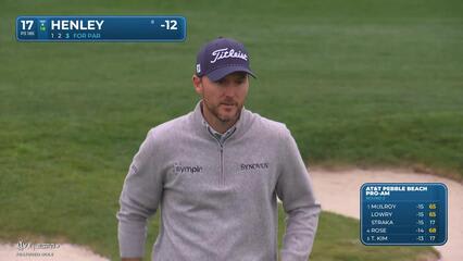 Russell Henley | Round 3 | 17th hole | Shot 4 | 2025 AT&T Pebble Beach