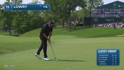 Shane Lowry | Round 4 | 14th hole | Shot 4 | 2025 the Memorial