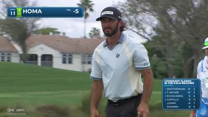 Max Homa | Round 3 | 11th hole | Shot 4 | 2026 Cognizant Classic