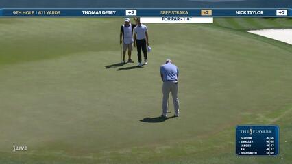 Sepp Straka | Round 1 | 9th hole | Shot 5 | 2025 THE PLAYERS