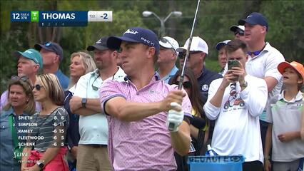Justin Thomas | 2023 Valspar | Round 3 | 12th hole | Shot 1