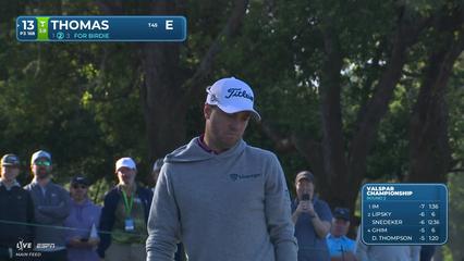 Justin Thomas | Round 2 | 13th hole | Shot 3 | 2026 Valspar