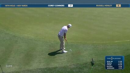 Russell Henley | Round 3 | 18th hole | Shot 4 | 2025 THE PLAYERS