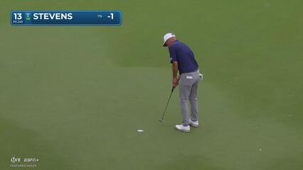 Sam Stevens | Round 1 | 13th hole | Shot 4 | 2025 Valero