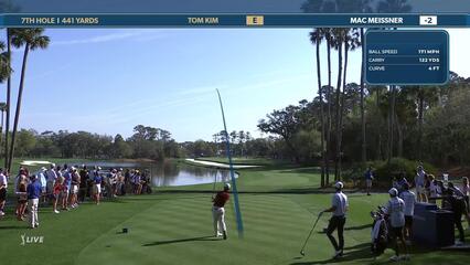 Tom Kim | Round 3 | 7th hole | Shot 1 | 2025 THE PLAYERS