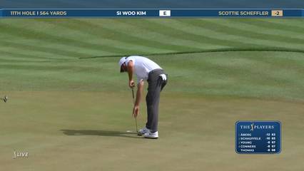 Scottie Scheffler | Round 3 | 11th hole | Shot 5 | 2026 THE PLAYERS
