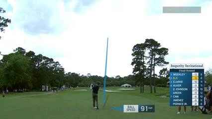 Ernie Els | Round 3 | 9th hole | Shot 2 | 2026 Insperity Invit