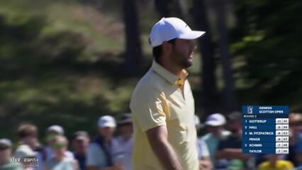 Scottie Scheffler | Round 2 | 7th hole | Shot 5 | 2025 Genesis Scottish Open