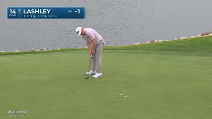 Nate Lashley | Round 1 | 14th hole | Shot 5 | 2025 Rocket Classic