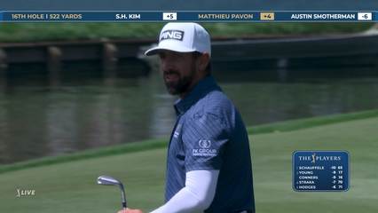 Matthieu Pavon | Round 2 | 16th hole | Shot 3 | 2026 THE PLAYERS