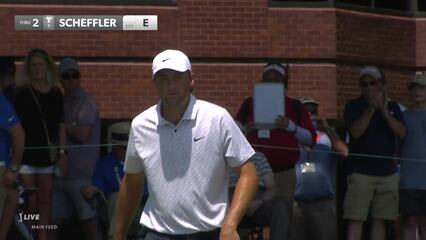 Scottie Scheffler | 2022 FedEx St. Jude Champ | Round 2 | 2nd hole | Shot 4