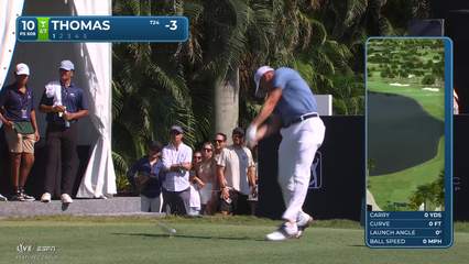 Justin Thomas | Round 2 | 10th hole | Shot 1 | 2026 Cadillac