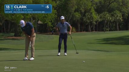 Wyndham Clark | Round 2 | 13th hole | Shot 3 | 2025 RBC Heritage