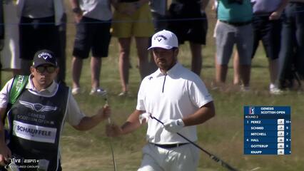 Xander Schauffele | Round 2 | 15th hole | Shot 2 | 2025 Genesis Scottish Open