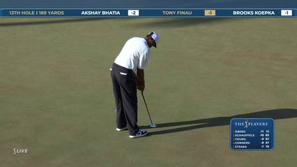 Tony Finau | Round 2 | 13th hole | Shot 3 | 2026 THE PLAYERS