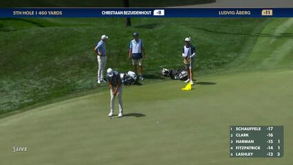 Ludvig Aberg | 2024 THE PLAYERS | Round 4 | 5th hole | Shot 4