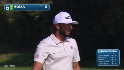 Max Homa | Round 3 | 12th hole | Shot 4 | 2026 The Genesis