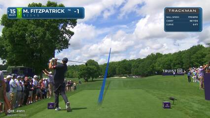 Matt Fitzpatrick | Round 1 | 15th hole | Shot 1 | 2026 Truist Championship